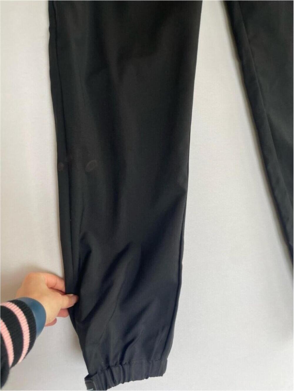 Prada Black Technical Jogger Pants Logo Ankle Strap Size 46 US 10/12 - Picture 15 of 15